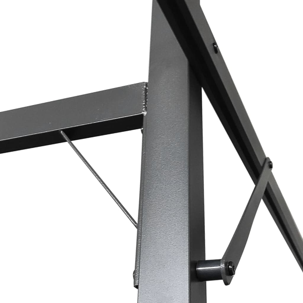 Pergola with Retractable Roof Cream 395x292x230 cm