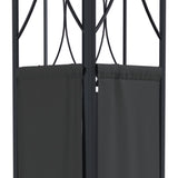 Gazebo with Roof Anthracite 300x300x270 cm Steel