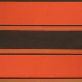 Retractable Awning Orange and Brown 3.5x2.5 m Fabric and Aluminium