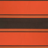 Retractable Awning Orange and Brown 4x3 m Fabric and Aluminium