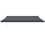 Retractable Awning Anthracite 4.5x3 m Fabric and Aluminium