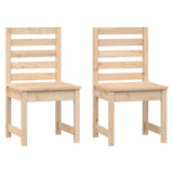 3 Piece Garden Bistro Set Solid Wood Pine