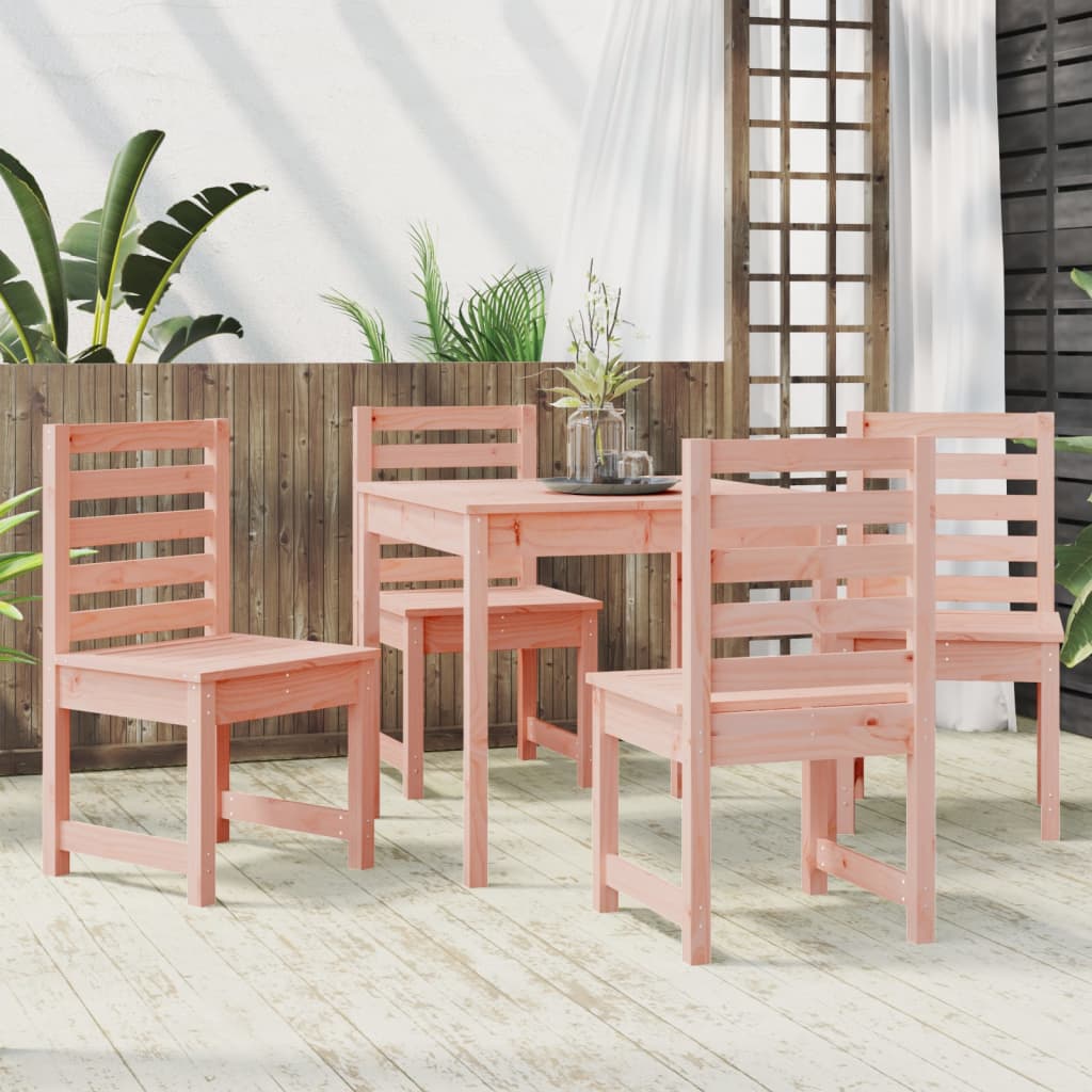 5 Piece Garden Dining Set Solid Wood Douglas