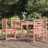 5 Piece Garden Dining Set Solid Wood Douglas