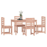 5 Piece Garden Dining Set Solid Wood Douglas