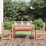 4 Piece Garden Dining Set Solid Wood Douglas