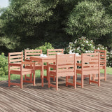 7 Piece Garden Dining Set Solid Wood Douglas