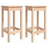 3 Piece Garden Bar Set Solid Wood Pine