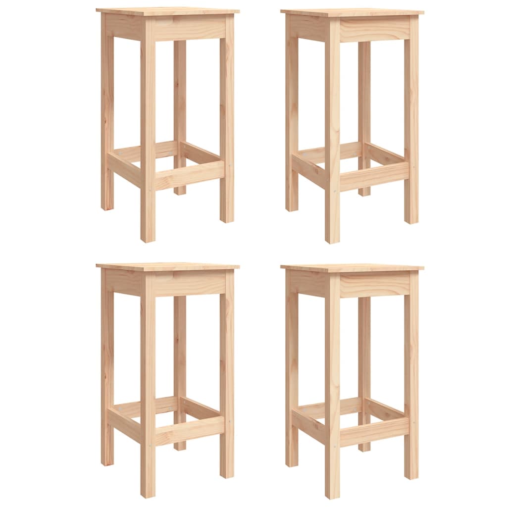 5 Piece Garden Bar Set Solid Wood Pine