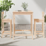 3 Piece Garden Bar Set Solid Wood Pine