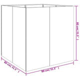 Planter 80x80x80 cm Corten Steel