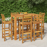 7 Piece Garden Bar Set Solid Wood  Acacia