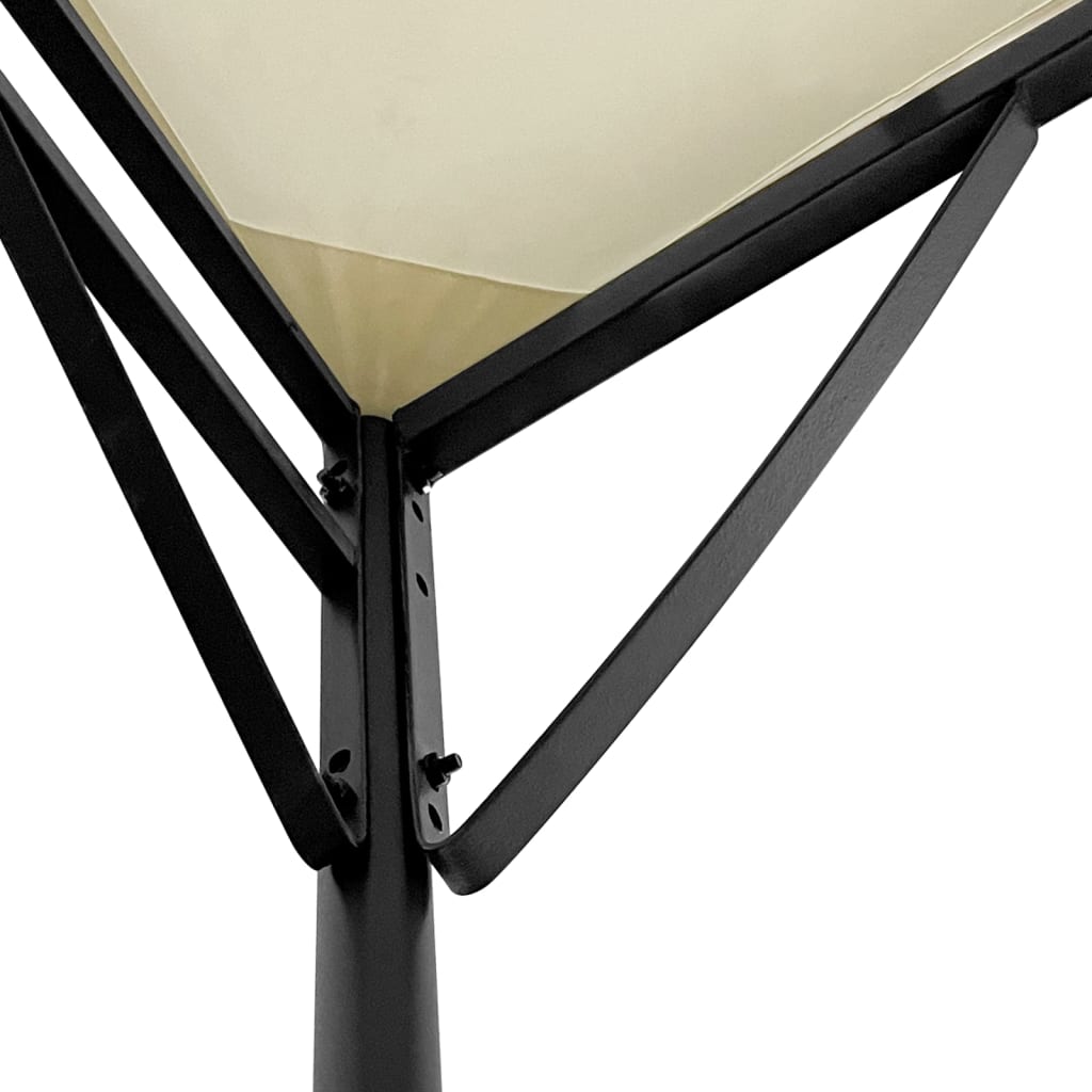 Canopy Cream 2x2.3 m 180 g/m² Fabric and Steel