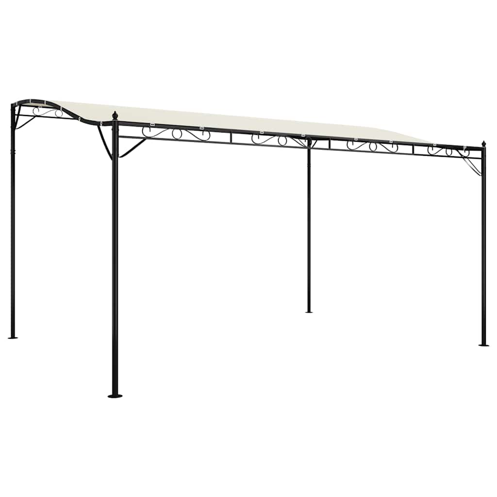 Canopy Cream 4x3 m 180 g/m² Fabric and Steel