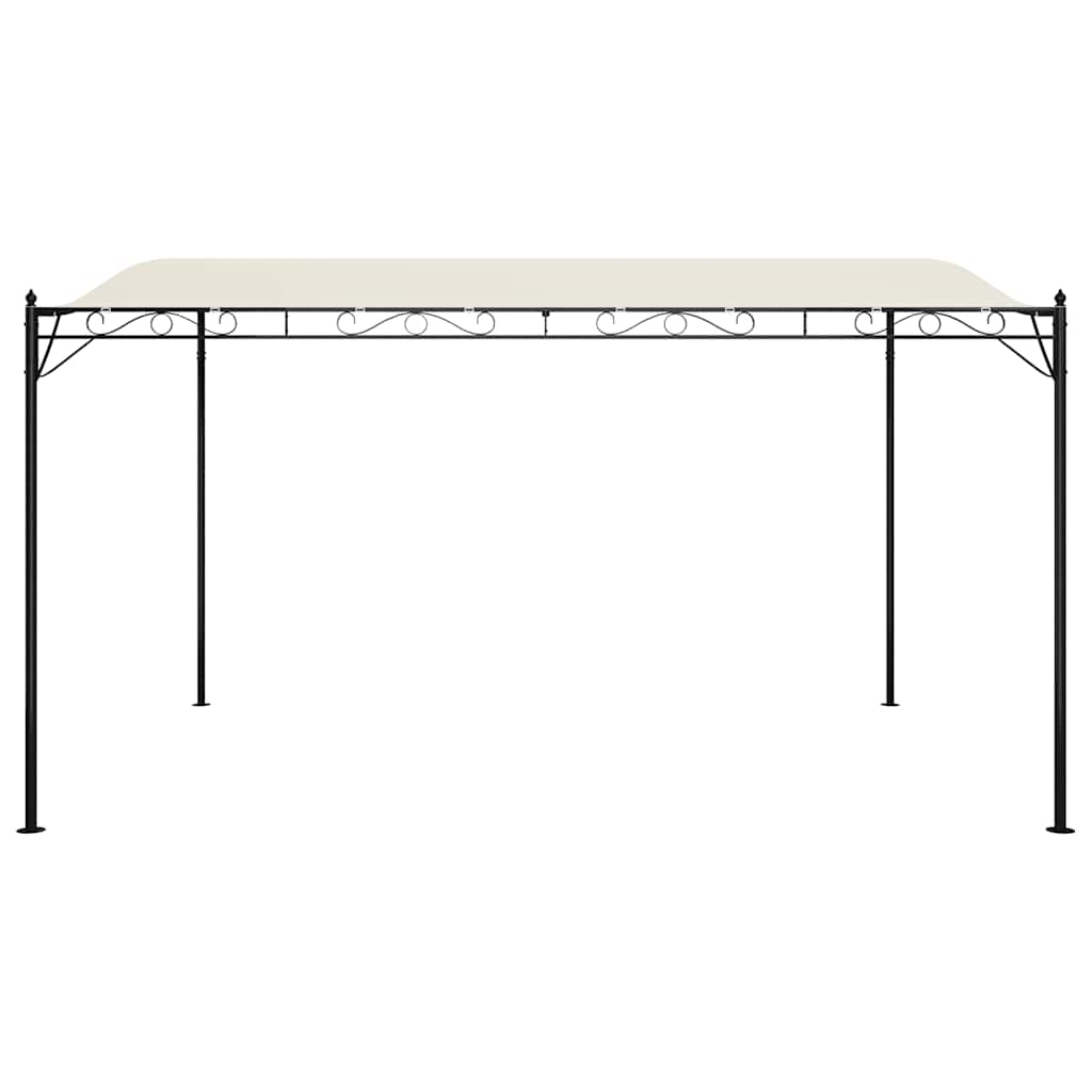 Canopy Cream 4x3 m 180 g/m² Fabric and Steel