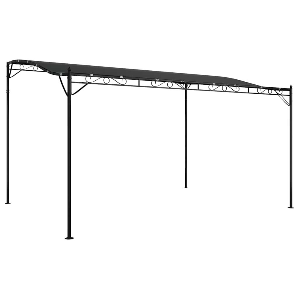 Canopy Anthracite 4x3 m 180 g/m² Fabric and Steel