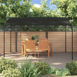 Canopy Anthracite 4x3 m 180 g/m² Fabric and Steel