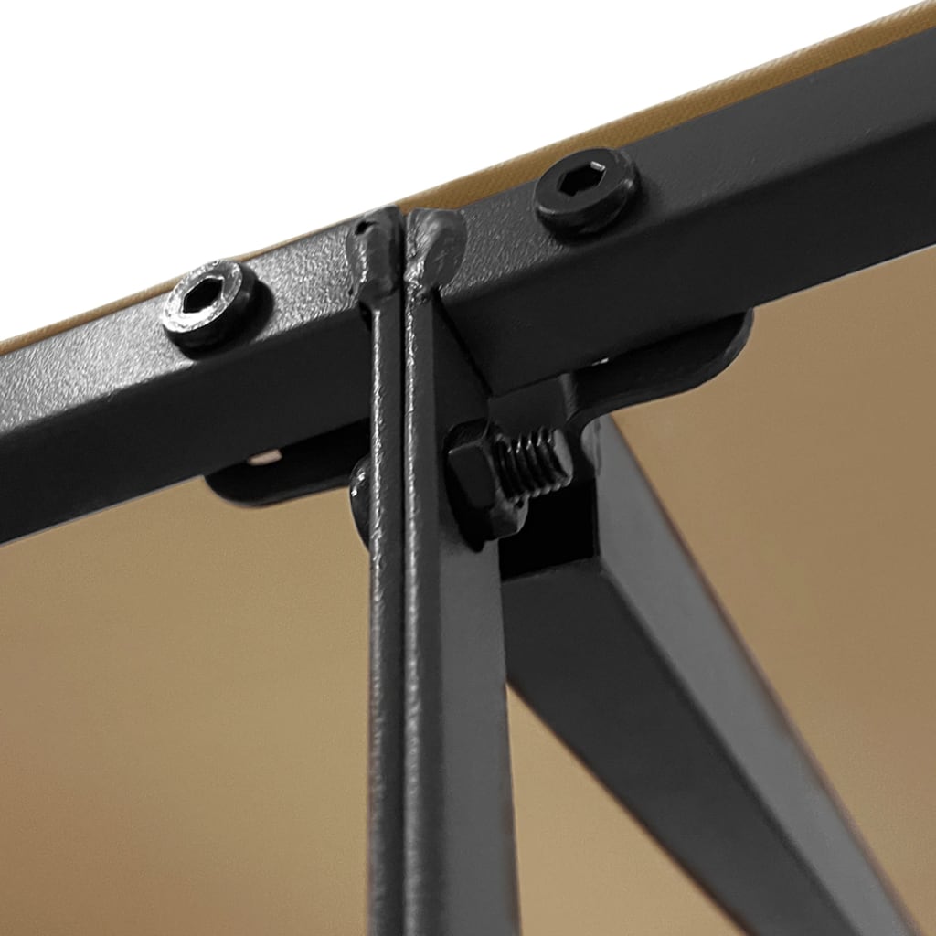 Canopy Taupe 4x3 m 180 g/m² Fabric and Steel