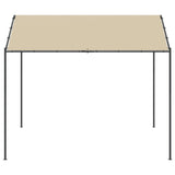 Canopy Tent Beige 4x4 m Steel and Fabric