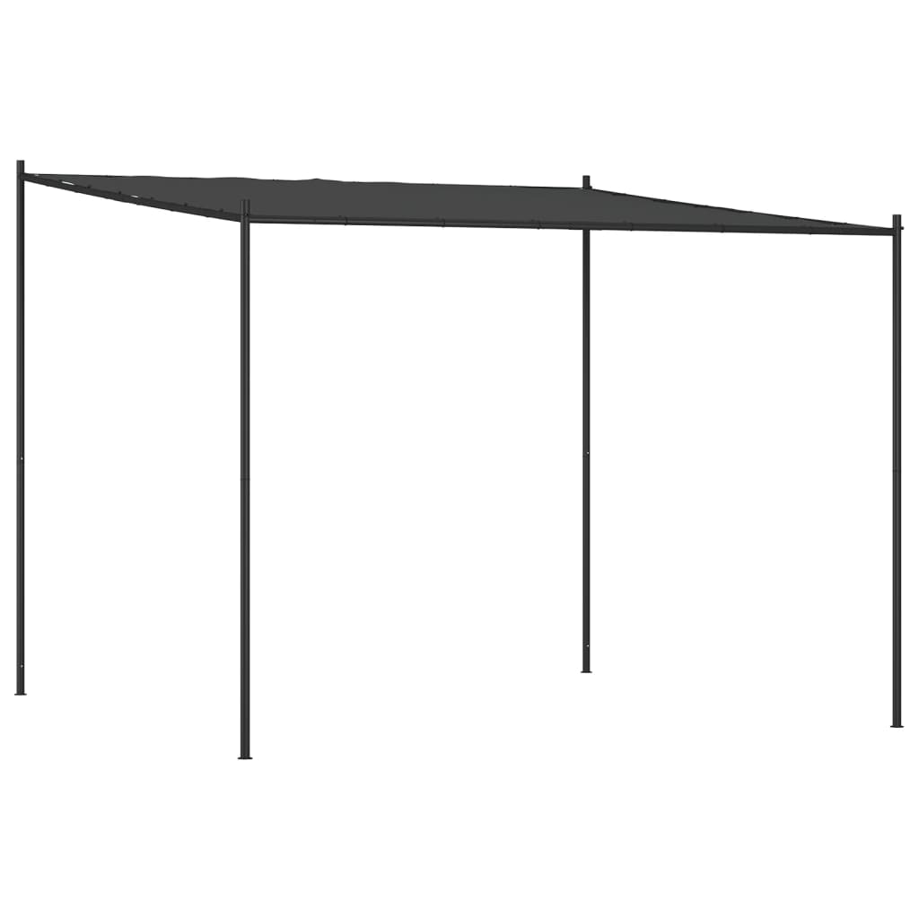 Gazebo Anthracite 3x3 m 180 g/m² Fabric and Steel