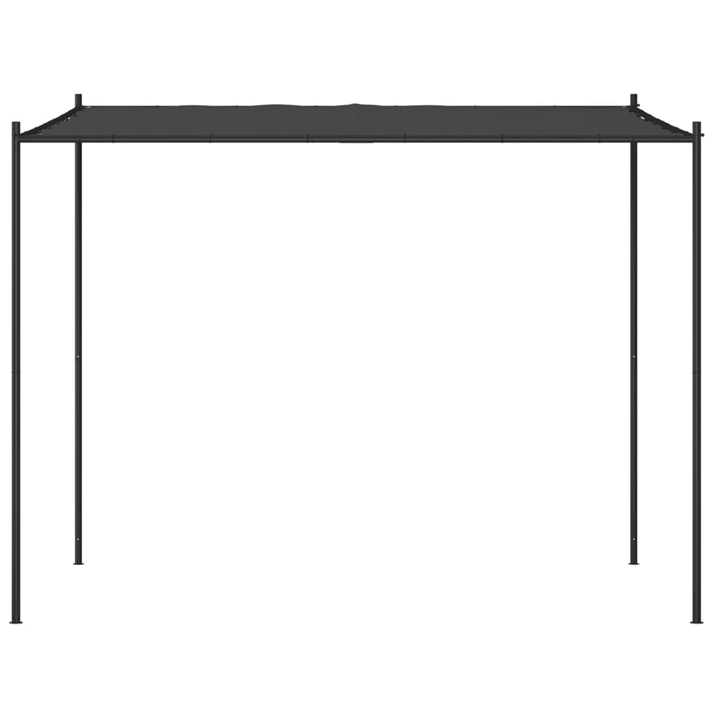 Gazebo Anthracite 3x3 m 180 g/m² Fabric and Steel