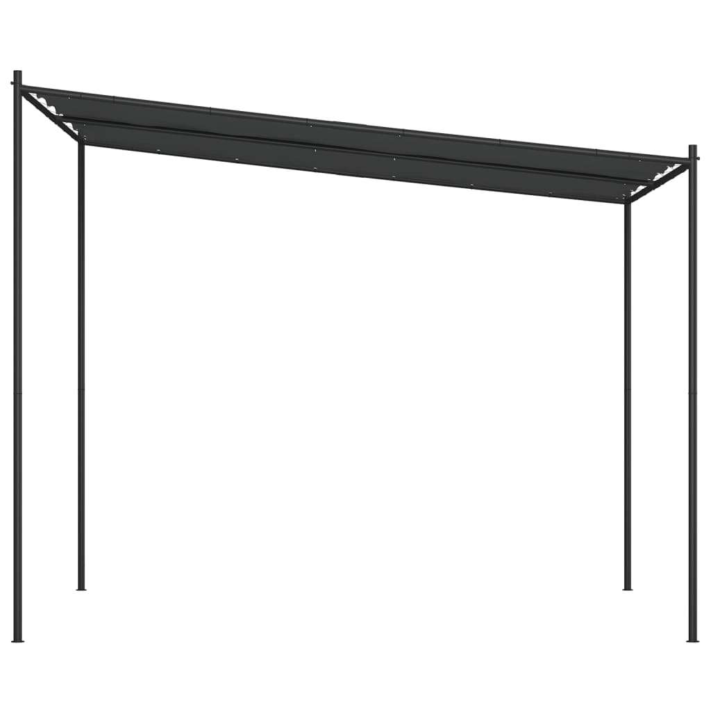 Gazebo Anthracite 3x3 m 180 g/m² Fabric and Steel