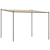 Gazebo Beige 3x3 m 180 g/m² Fabric and Steel