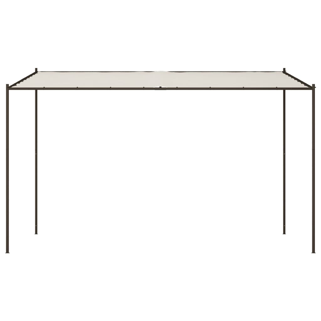 Gazebo White 4x4 m 180 g/m² Fabric and Steel