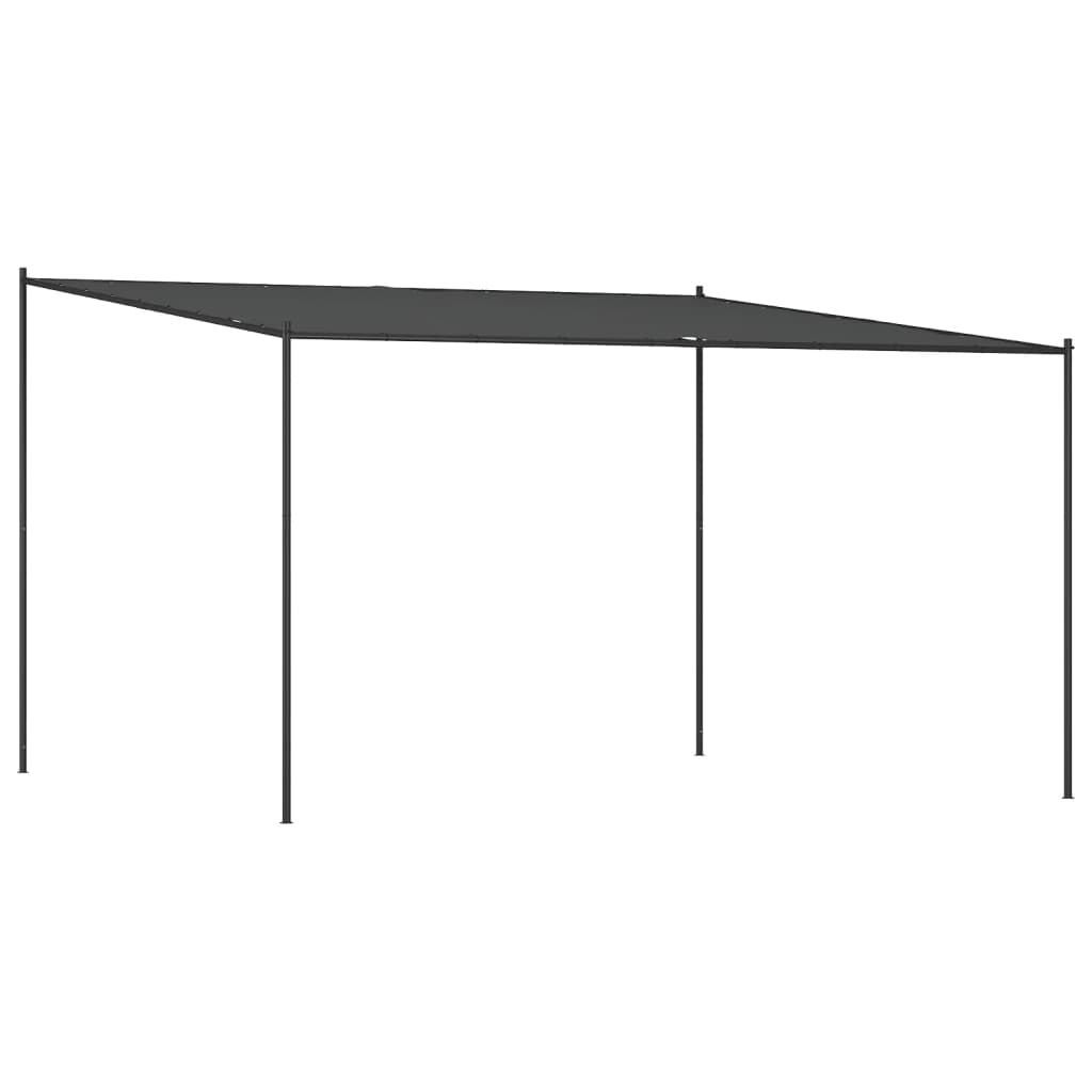 Gazebo Anthracite 4x4 m 180 g/m² Fabric and Steel