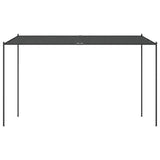 Gazebo Anthracite 4x4 m 180 g/m² Fabric and Steel