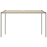 Gazebo Beige 4x4 m 180 g/m² Fabric and Steel