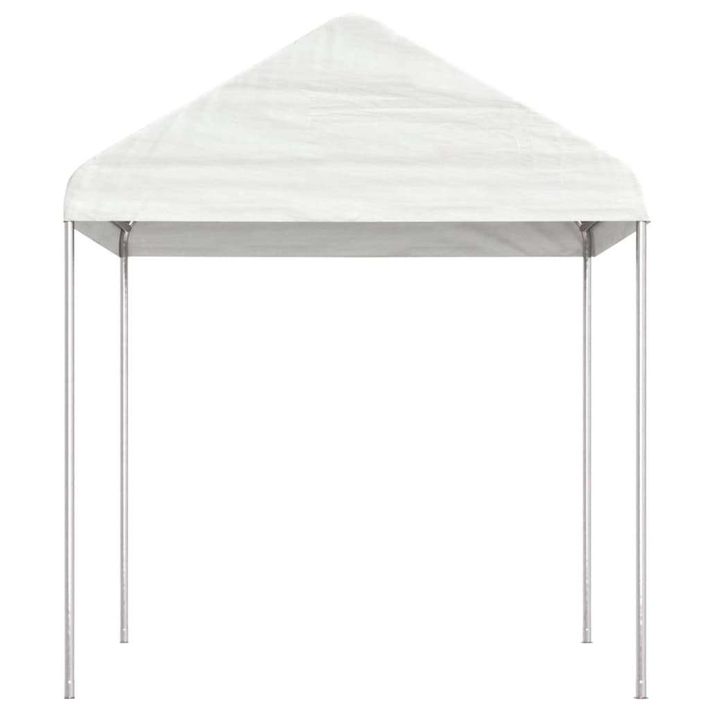 Gazebo with Roof White 2.28x2.23x2.69 m Polyethylene