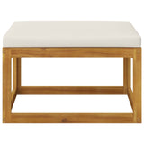 3 Piece Garden Lounge Set with Cushions Solid Wood Acacia