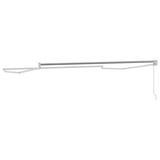 Awning Manual White 3.5 x 2.5 m Metal