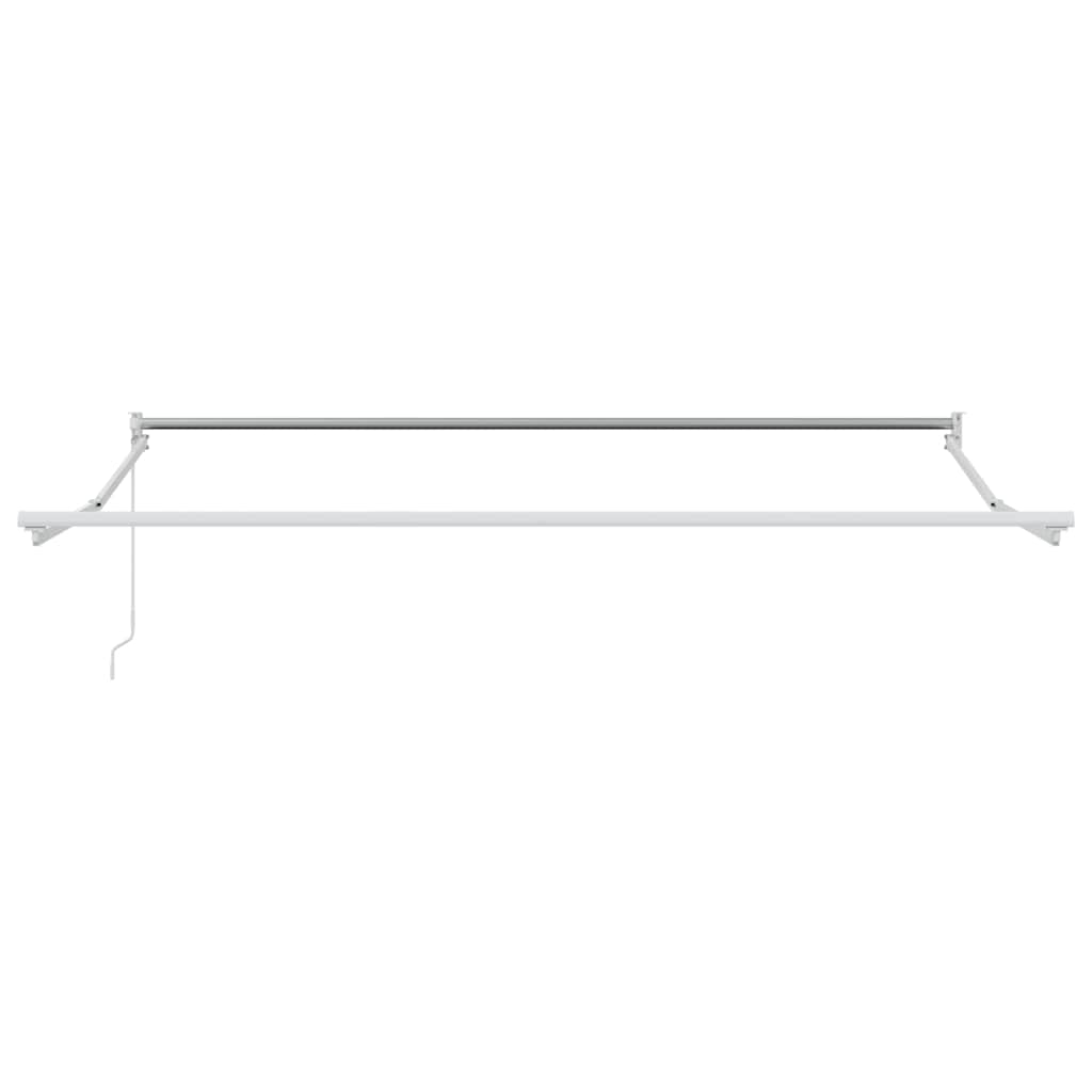 Awning Manual White 3.5 x 2.5 m Metal