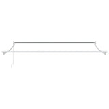 Awning Manual White 3.5 x 2.5 m Metal