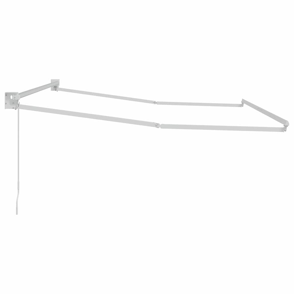 Awning Manual White 3.5 x 2.5 m Metal