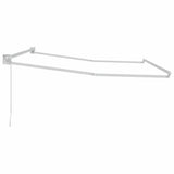 Awning Manual White 3.5 x 2.5 m Metal
