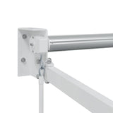 Awning Manual White 4 x 3 m Metal