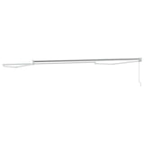 Awning Manual White 4 x 3 m Metal