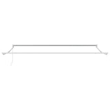 Awning Manual White 4 x 3 m Metal