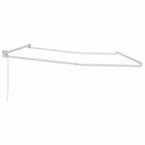 Awning Manual White 4 x 3 m Metal