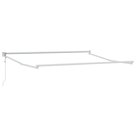 Awning Manual White 3 x 2.5 m Metal