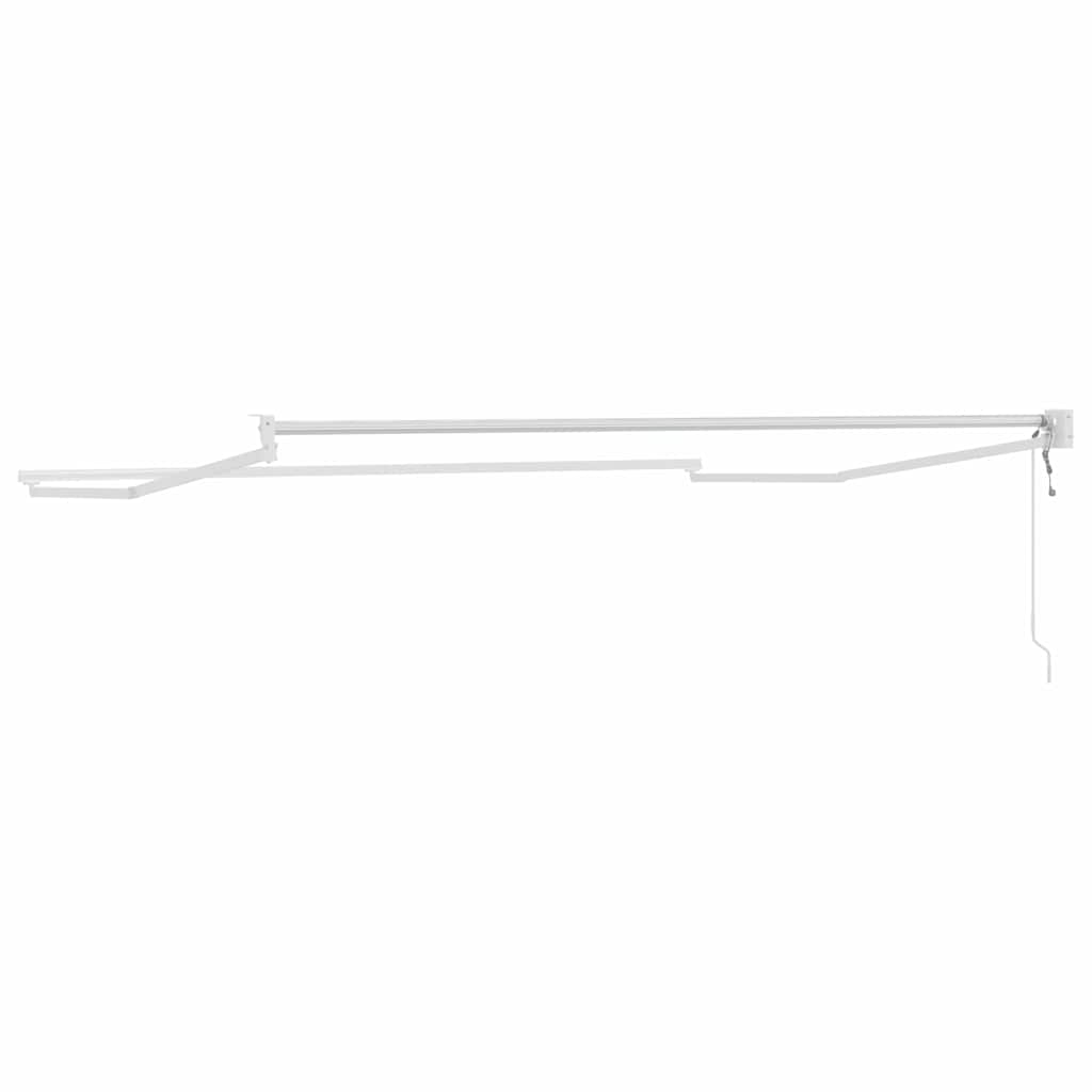 Awning Manual White 3.5 x 2.5 m Metal