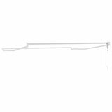 Awning Manual White 3.5 x 2.5 m Metal