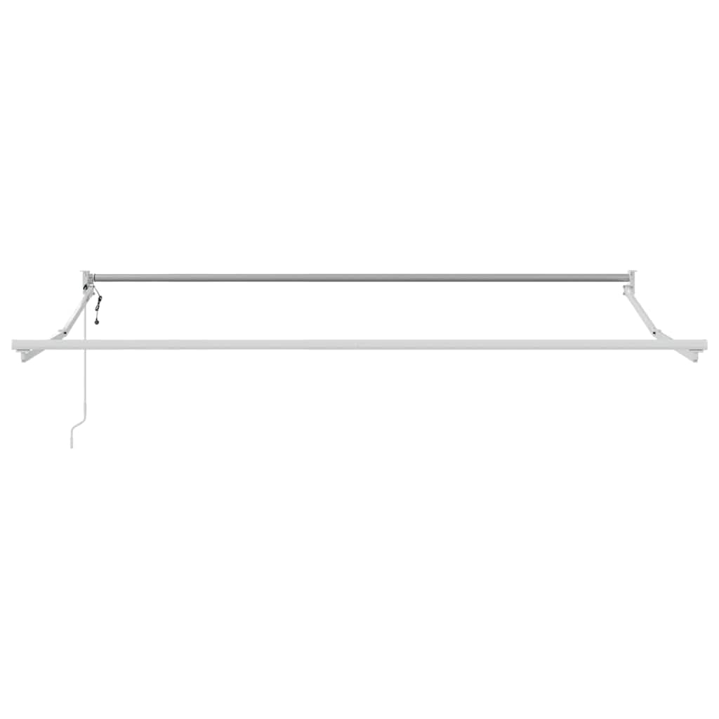 Awning Manual White 3.5 x 2.5 m Metal