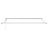 Awning Manual White 3.5 x 2.5 m Metal