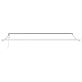 Awning Manual White 4.5 x 3 m Metal