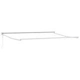 Awning Manual White 5 x 3 m Metal