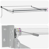 Awning Manual Anthracite 3 x 2.5 m Metal